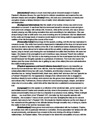 Literary Analysis Sample