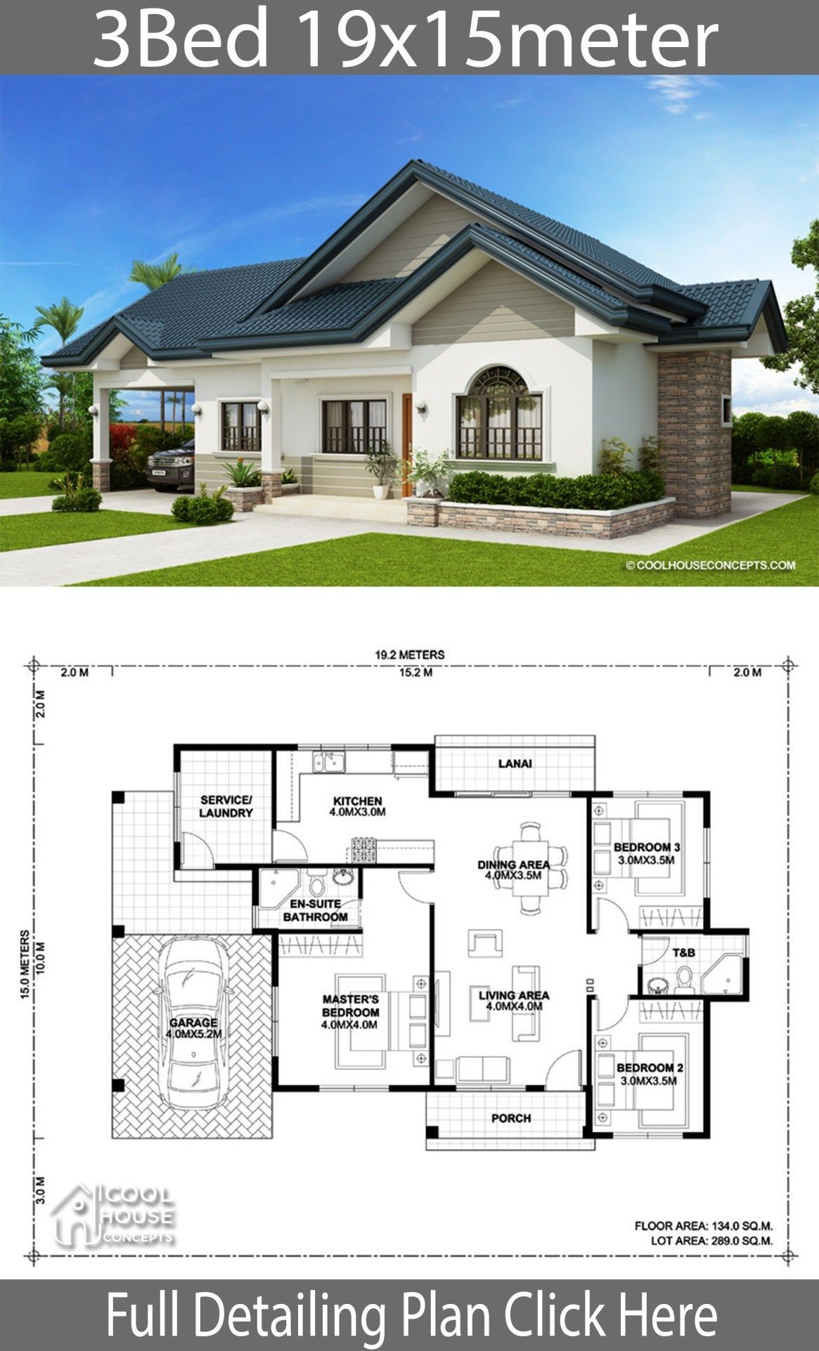 A 3 BEDROOM HOUSE