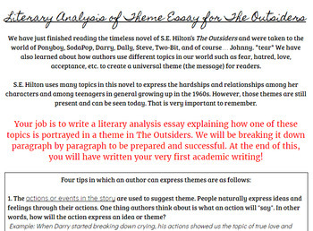 Example Of Structure In Literature